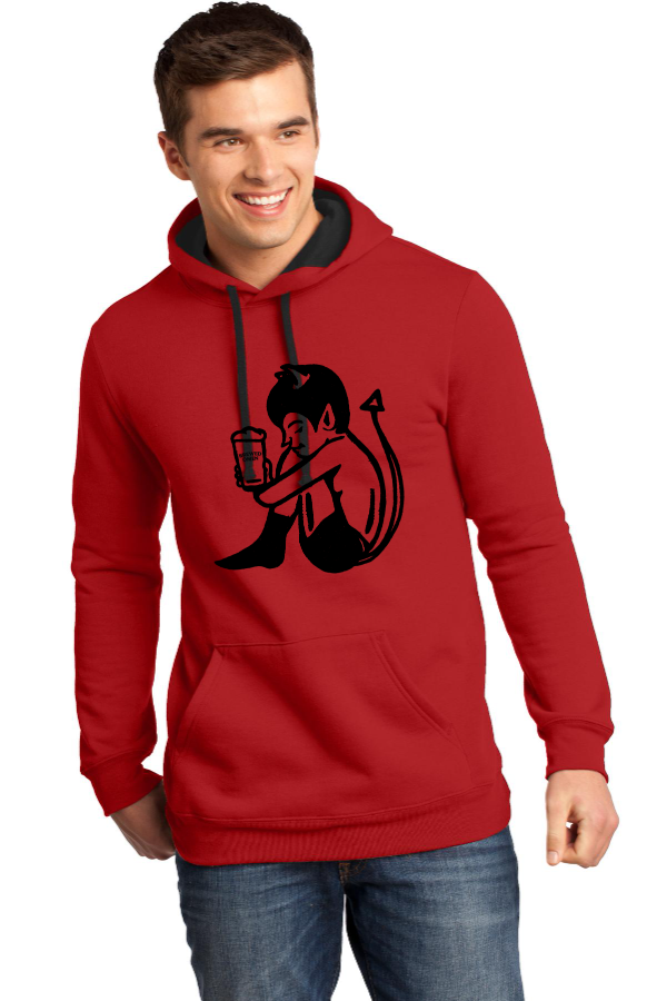 F3-District The Concert Fleece Hoodie, printed on front & back DT810