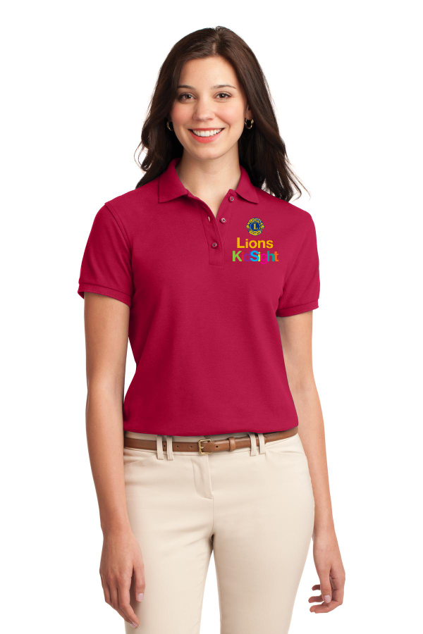 008-KidSight MD5M Port Authority Womens Silk Touch Polo. L500
