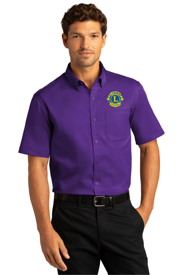 K2-Port Authority Short Sleeve SuperPro React Twill Shirt. W809