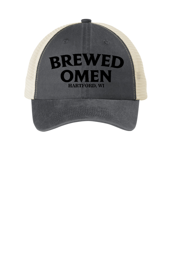 D2-Port Authority  Beach Wash  Mesh Back Cap. C943