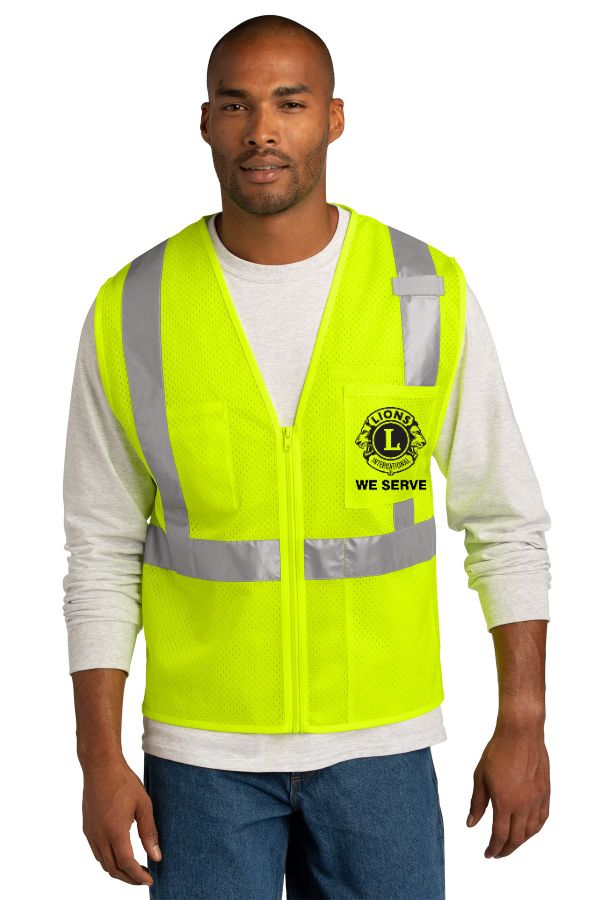 F3-CornerStone  ANSI 107 Class 2 Mesh Zippered Vest. CSV102