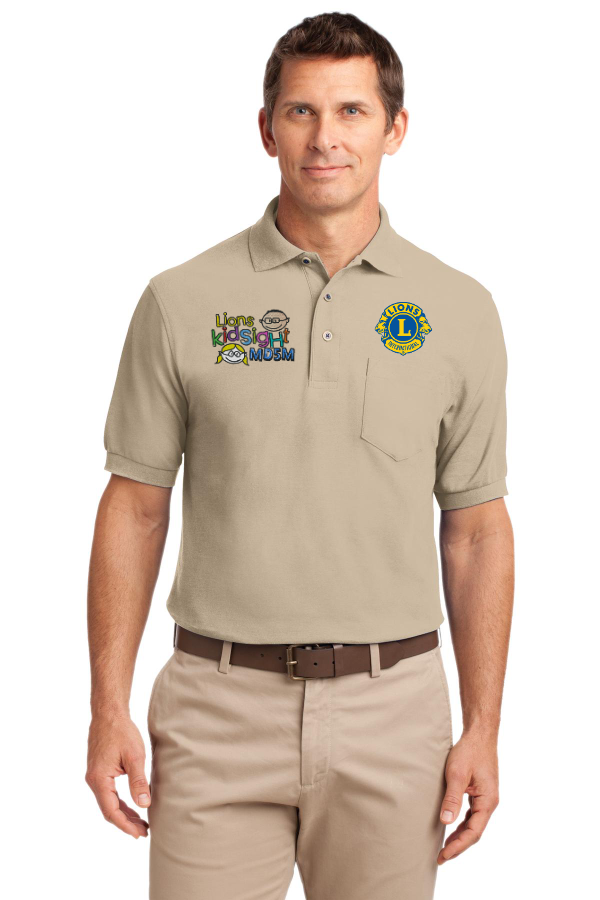 C4-Port Authority Silk Touch Polo with Pocket. K500P