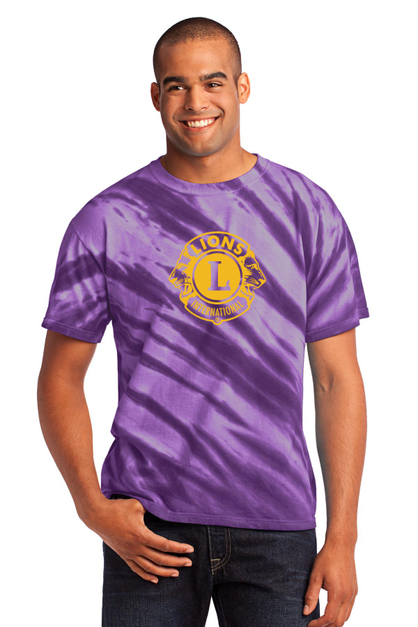 G1-PC148 Tiger Stripe Tie-Dye Tee