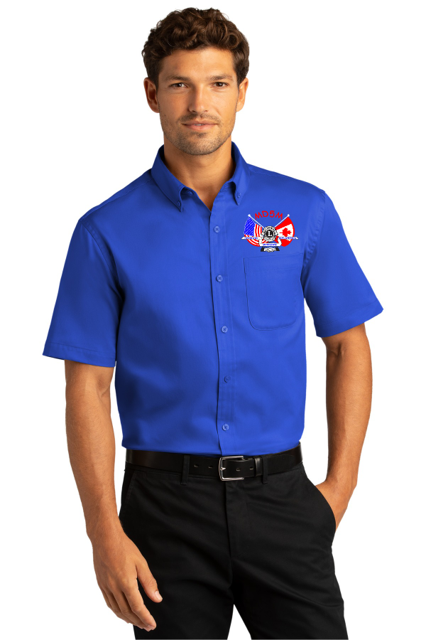 007-Port Authority Short Sleeve SuperPro React Twill Shirt. W809