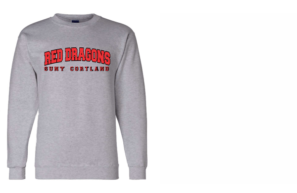 Crew Sweatshirt - Champion - Red Dragons Double Dry Eco Crewneck Sweatshirt
