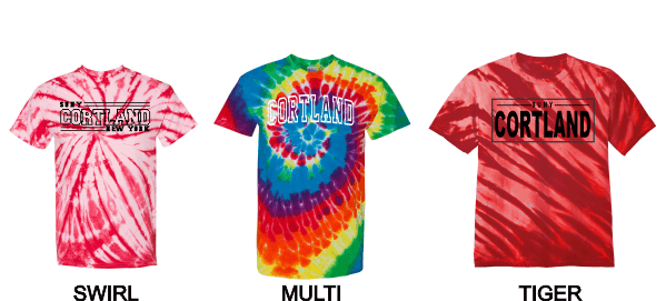 T-Shirt - SUNY Cortland Tye-Dye T-shirts