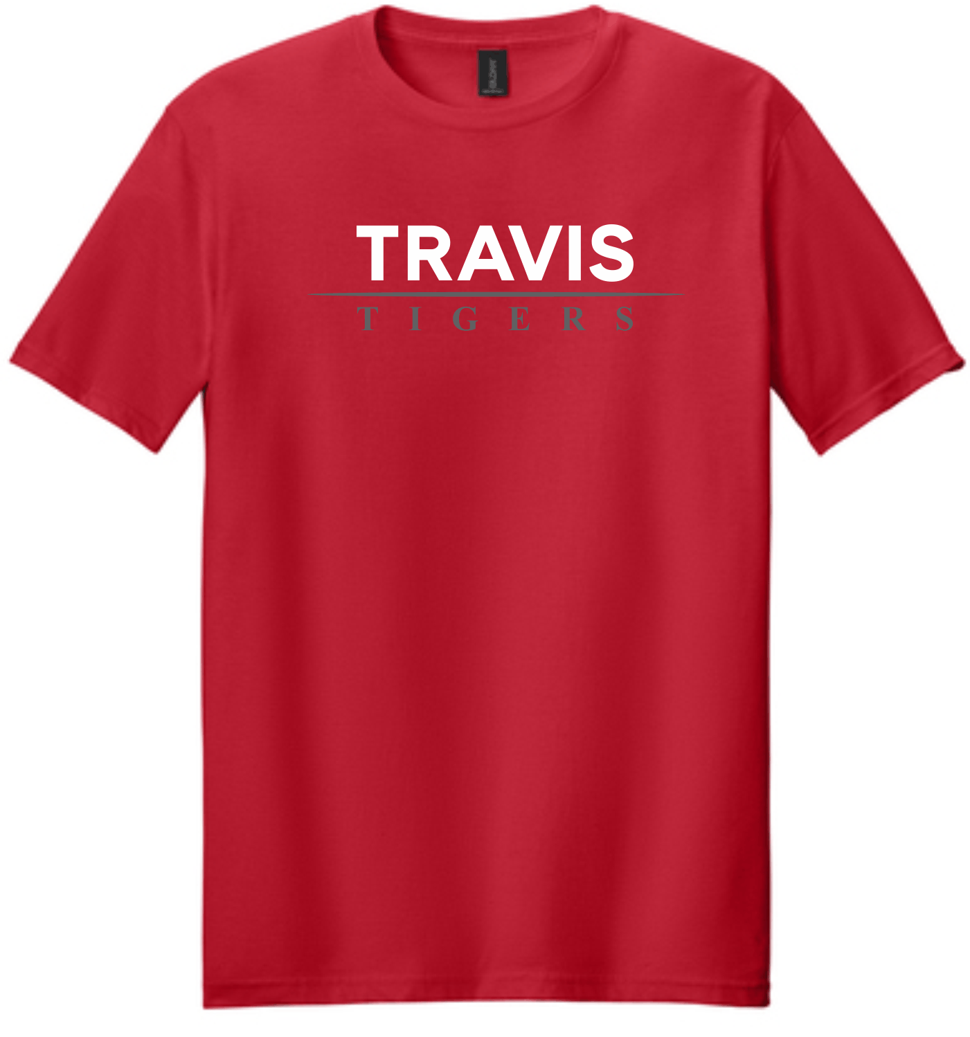 Travis Tiger Red Short Sleeve Shirt