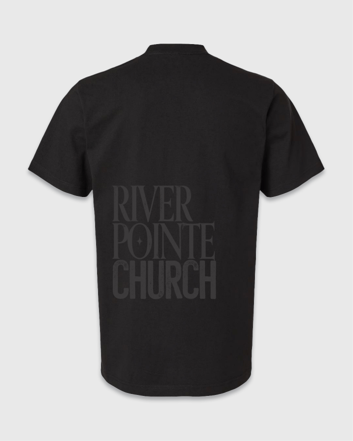 Black & Black Boxy T-Shirt