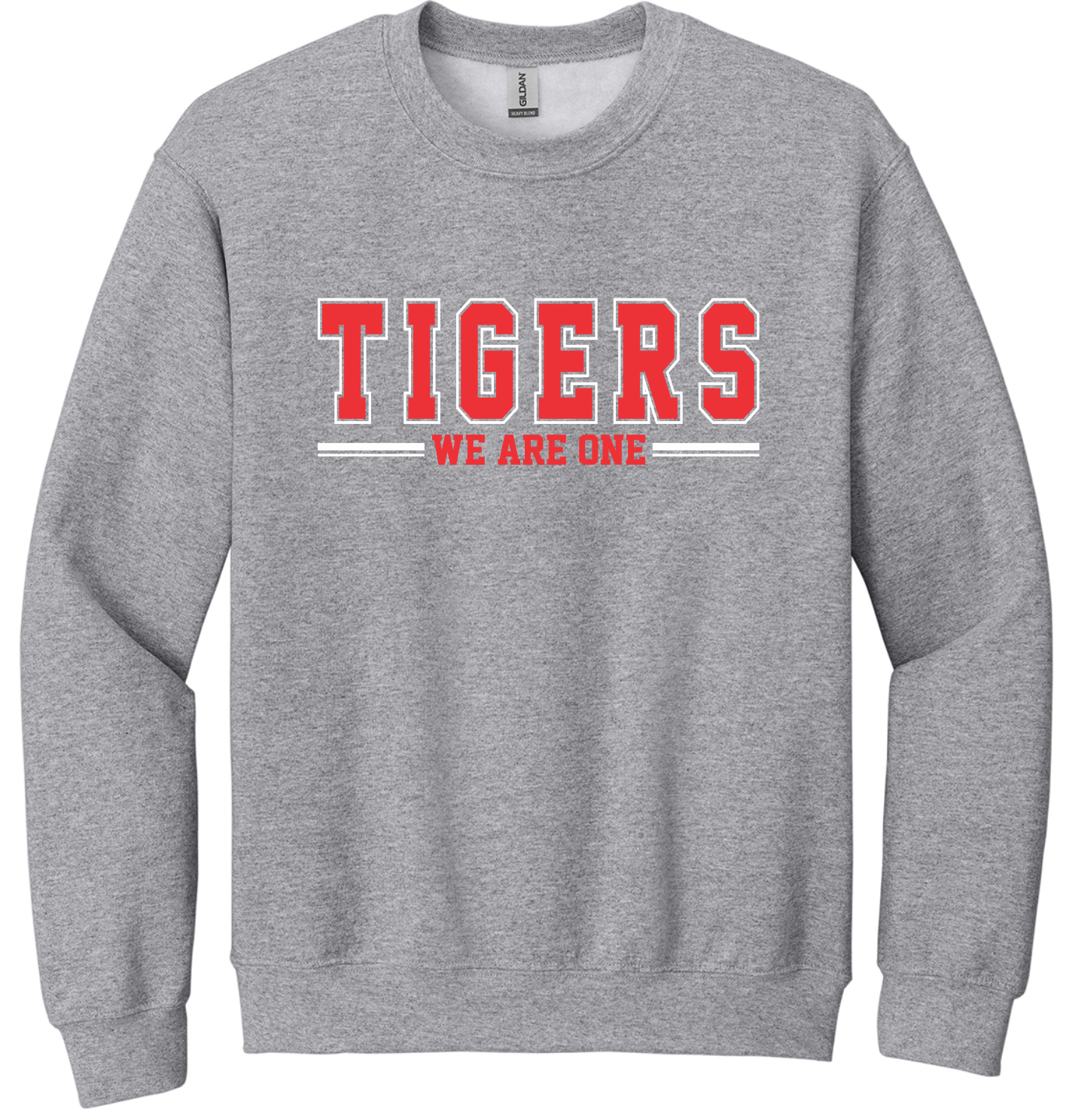 Tigers We Are One Pullover Sweat Shirt - Sport Grey