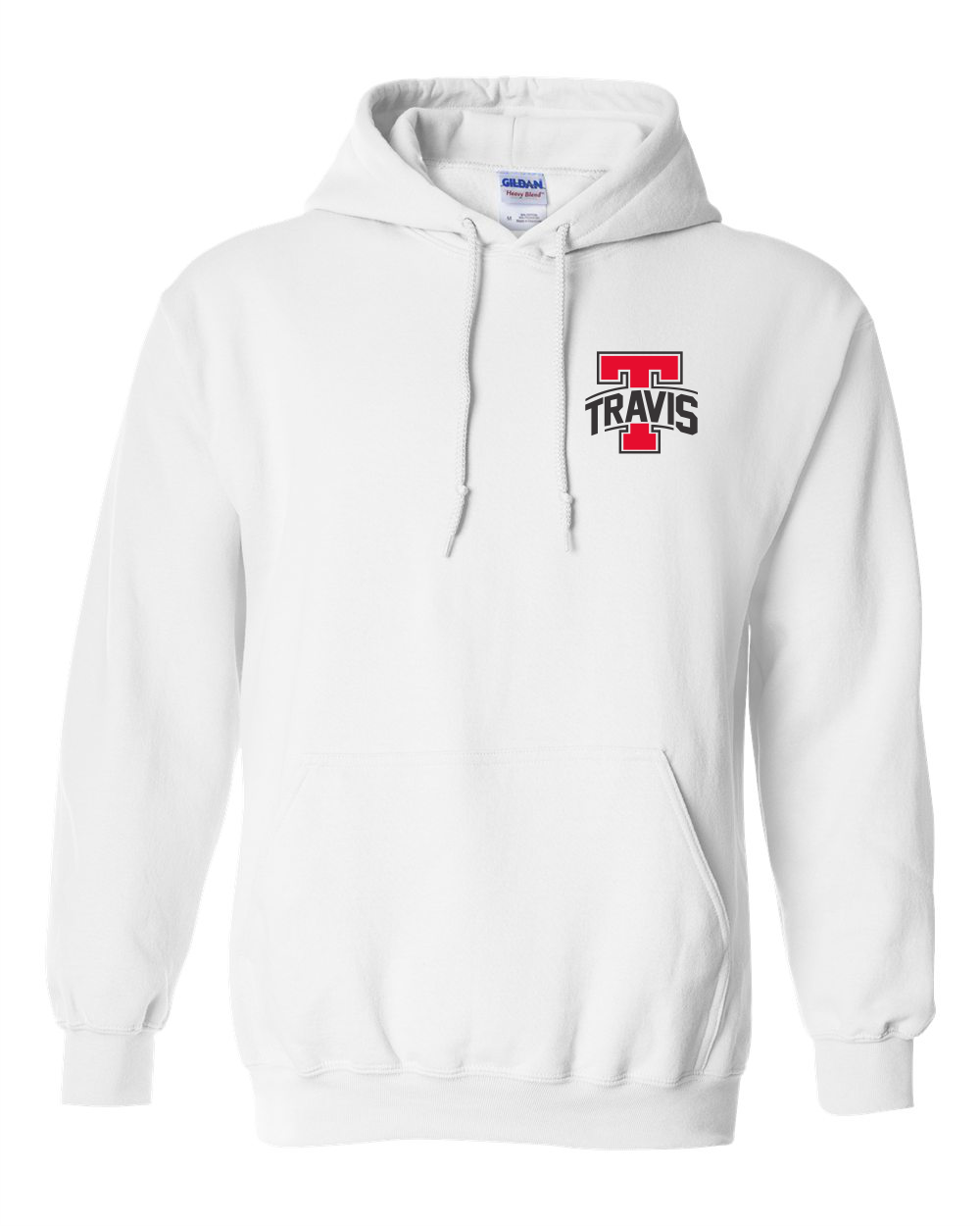 Travis White Hooded Sweatshirt