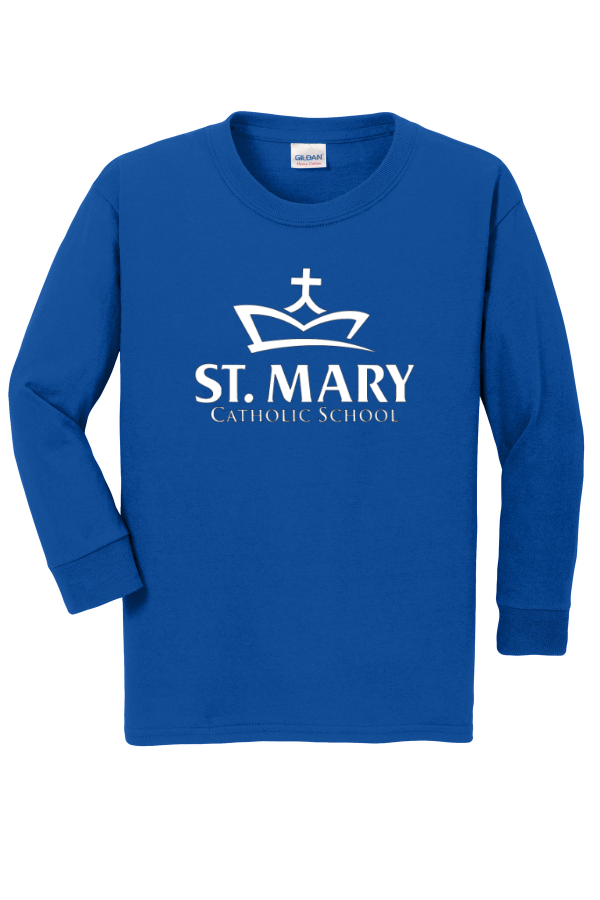 Cotton Long Sleeve T-Shirt- School approved