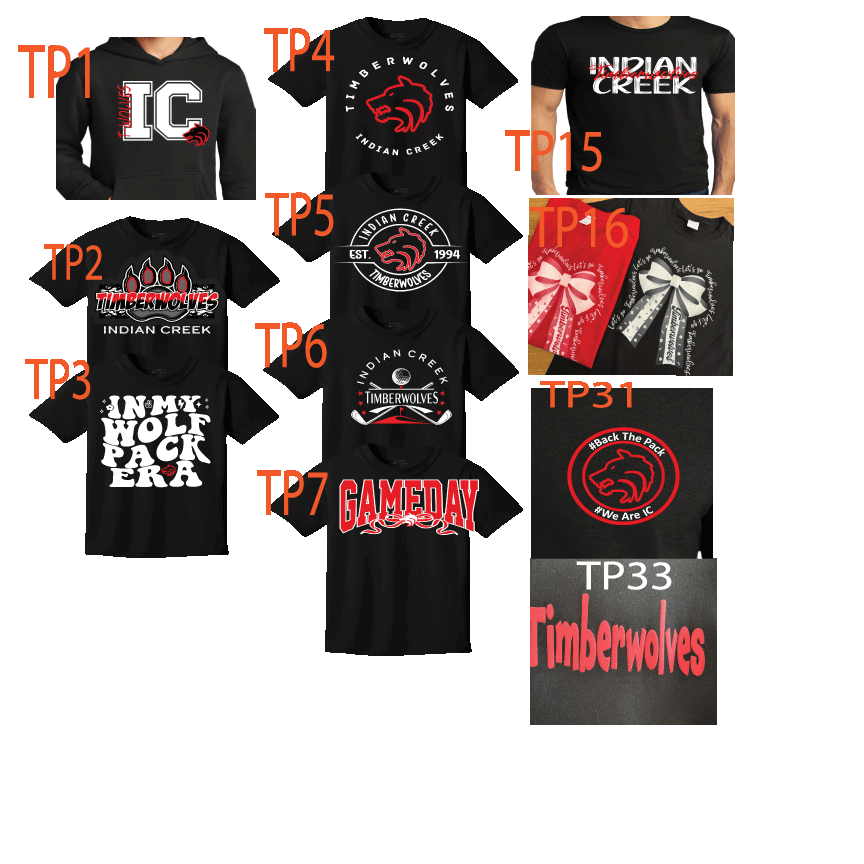 Pick basic black item, Tee, Crew sweatshirt or Hoodie!