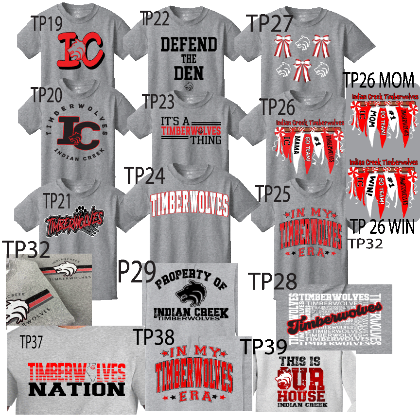 Pick basic red item, Tee, Crew sweatshirt or Hoodie!