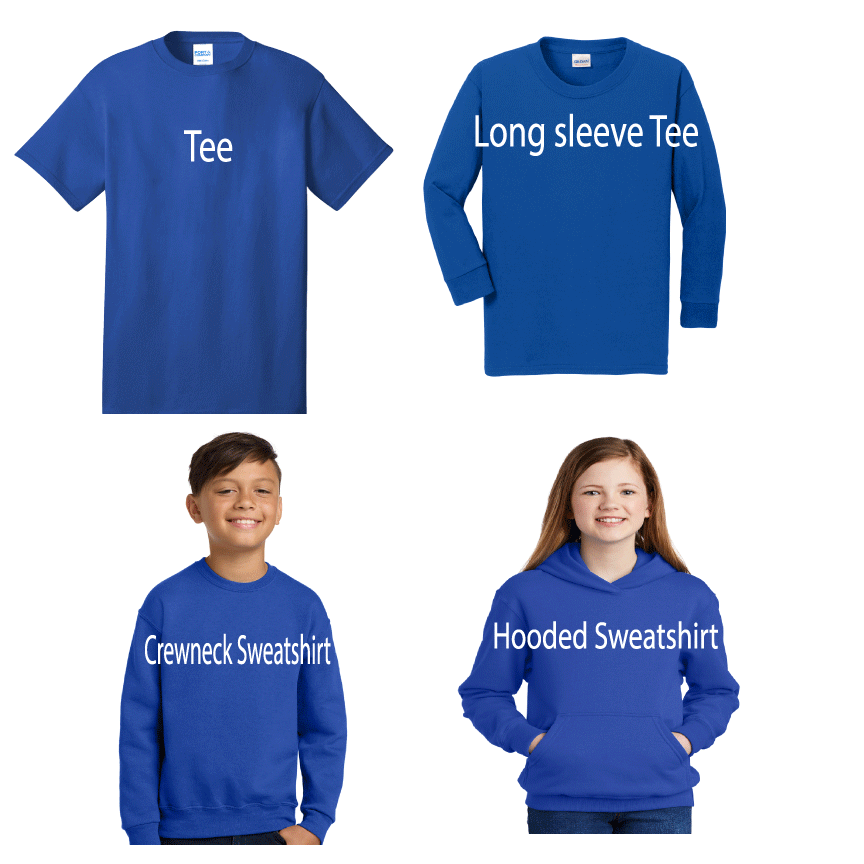 Pick an Item and Image on Blue!