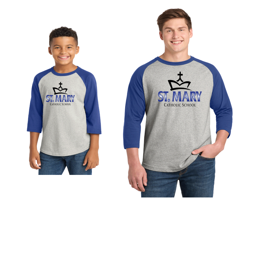 New Item! Colorblock Raglan Jersey with two color options.