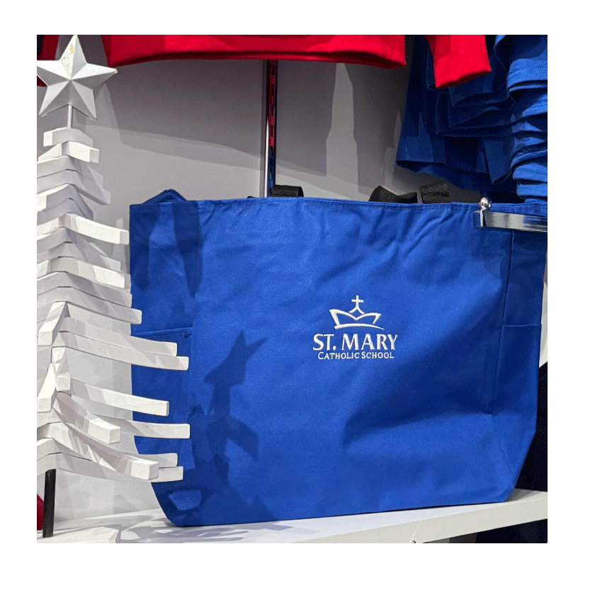 Essential Zip Tote with Embroidered logo- New Item!