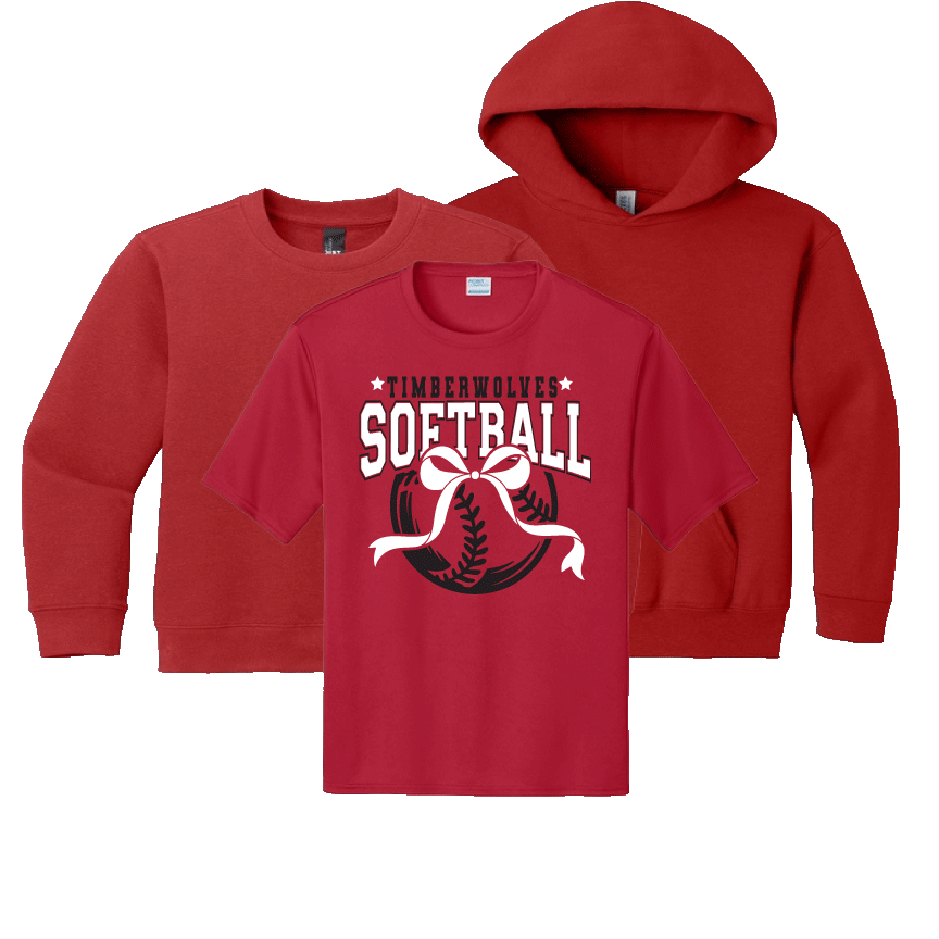 Softball Bow image with Custom back