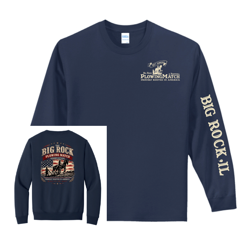 132nd Official Long Sleeve Tee with Big Rock on the Left Sleeve!