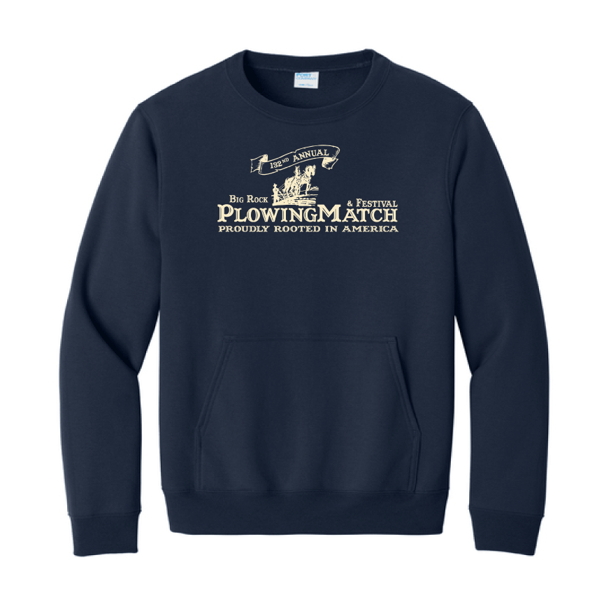 Fleece Crewneck Pocket Sweatshirt with two color options!