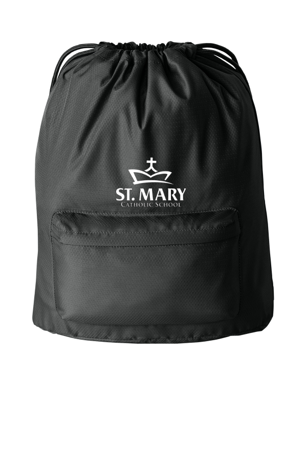 Diamond Pocket Cinch with Embroided Logo