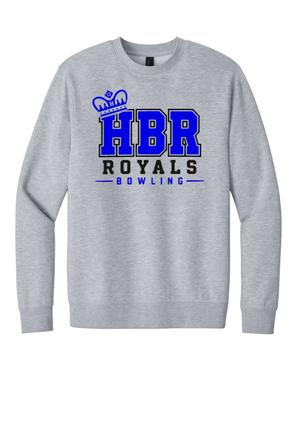 Grey Fleece Crew with four print options. Pick your favorite!