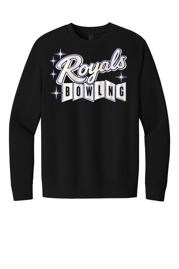 Black Fleece Crew with two print options, pick your favorite!