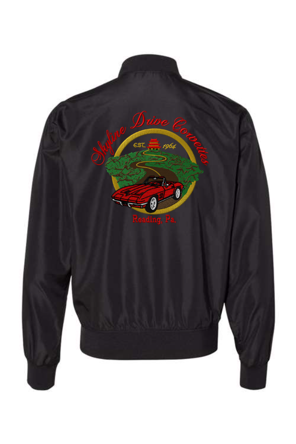 Unisex Lightweight Satin Bomber Jacket