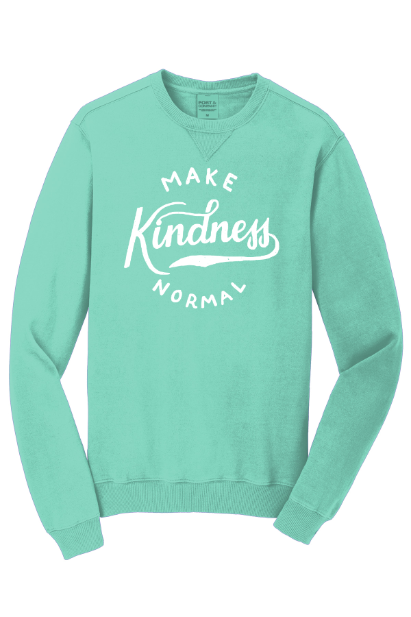 Port & Company Beach Wash Garment-Dyed Crewneck Sweatshirt PC098