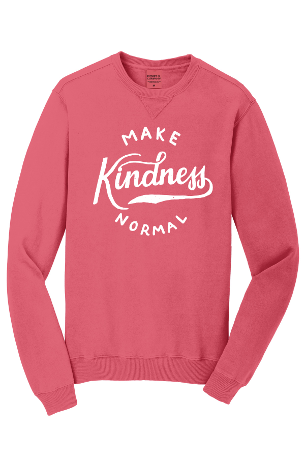 Port & Company Beach Wash Garment-Dyed Crewneck Sweatshirt PC098