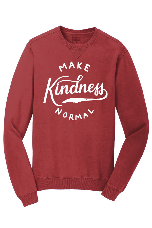 Port & Company Beach Wash Garment-Dyed Crewneck Sweatshirt PC098