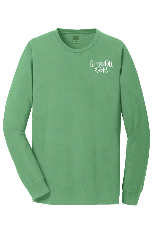 Port & Company Beach Wash Garment-Dyed Long Sleeve Tee PC099LS