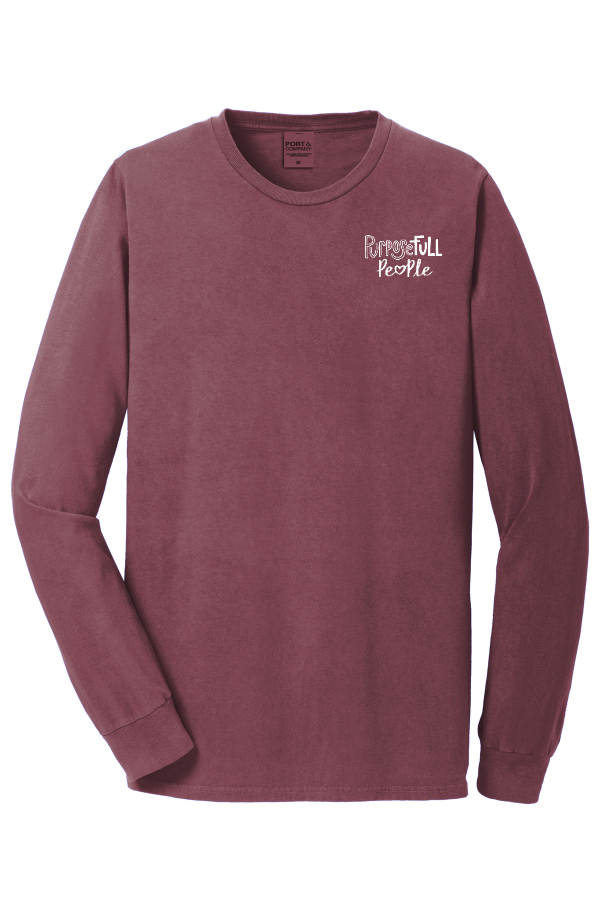 Port & Co Beach Wash Garment-Dyed Long Sleeve Tee PC099LS