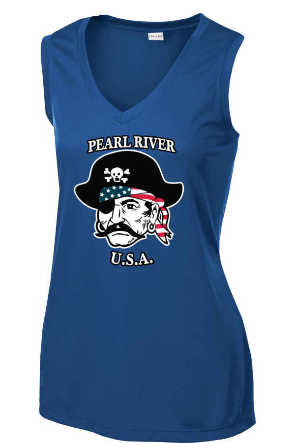 WOMENS Sport-Tek Sleeveless PosiCharge Competitor V-Neck Tee