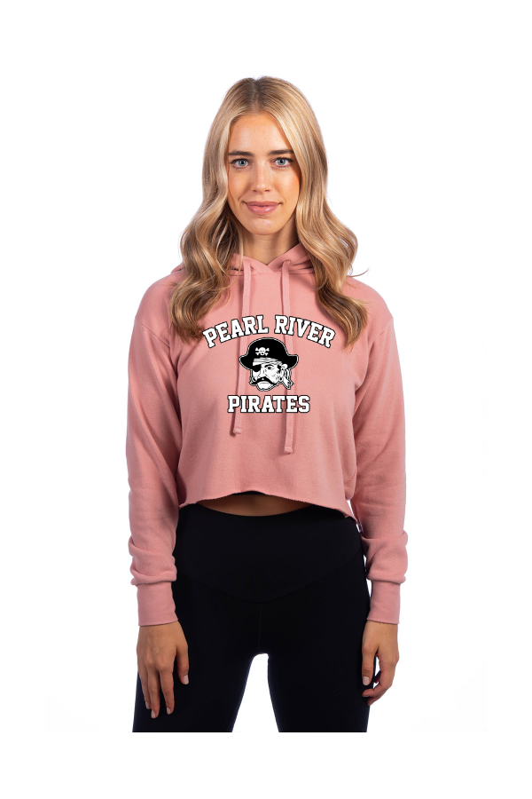 WOMENS Next Level Cropped Hooded Sweatshirt