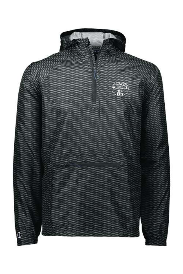 Range Hooded Packable Quarter-Zip Jacket