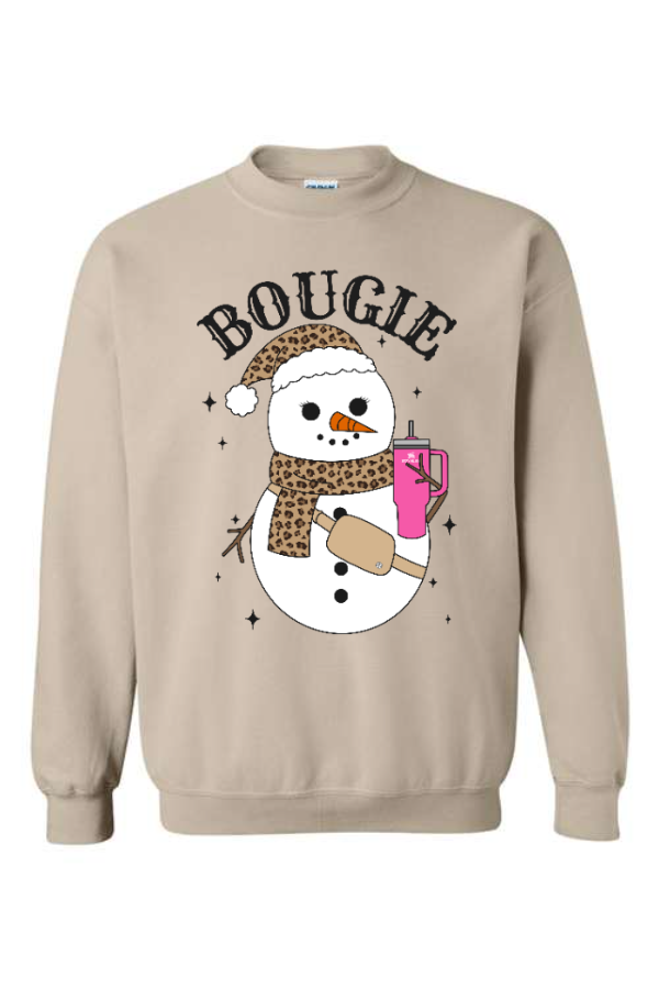 Bougie Snowman Crewneck Sweatshirt