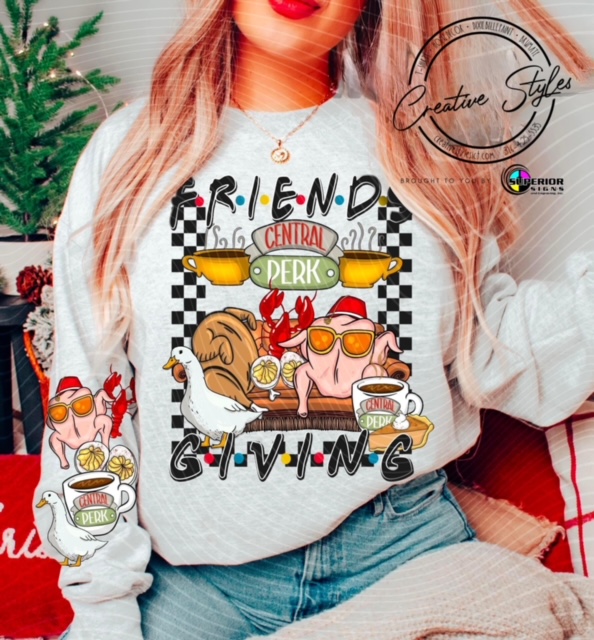 Friends Giving Crewneck Sweatshirt