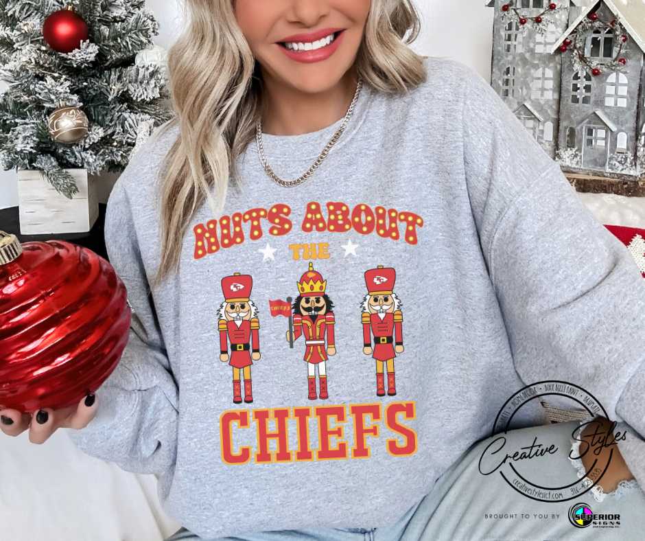 Nuts about the Chiefs Crewneck Sweatshirt