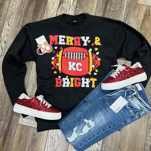 Merry & Bright KC Crewneck Sweatshirt