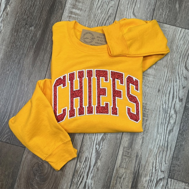 Chiefs Embroidered Crewneck