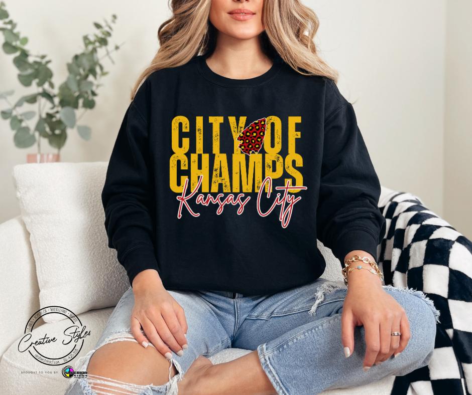 City of Champs Lightweight Crewneck Sweatshirt