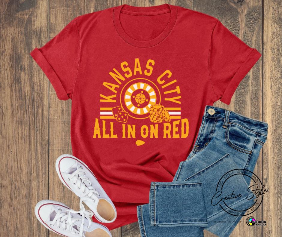 All In On Red Tee