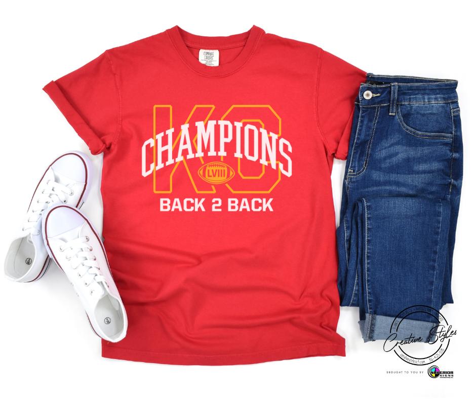 KC Champions Back to Back Tee