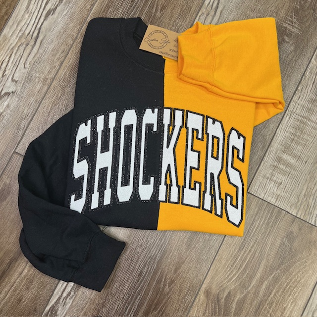 Shockers Embroidered Crewneck