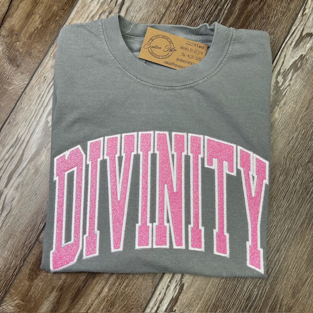 Divinity Embroidered Tee