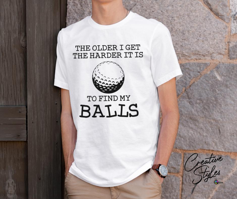 Find my balls tee