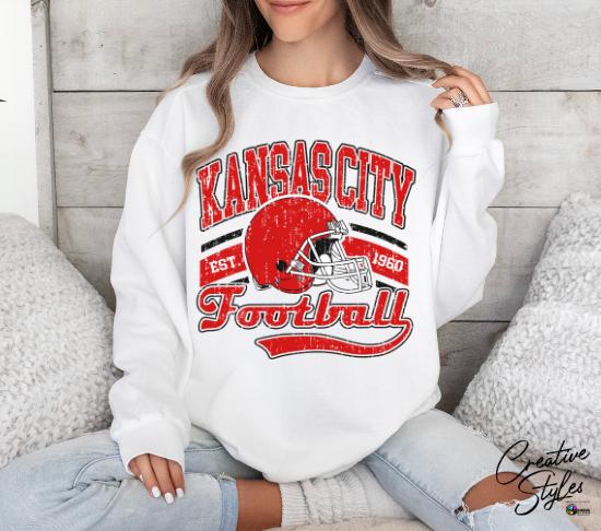Kansas City Football Crewneck Sweatshirt