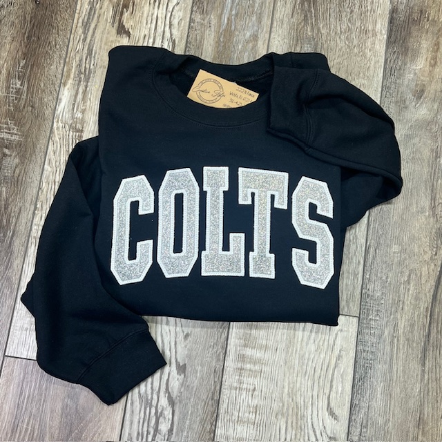 Colts Embroidered Crewneck Sweatshirt