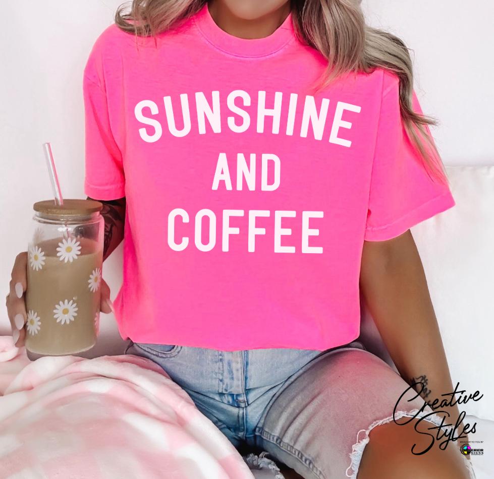 Sunshine & Coffee Tee