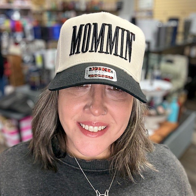 Mommin 3D Embroidered Hat